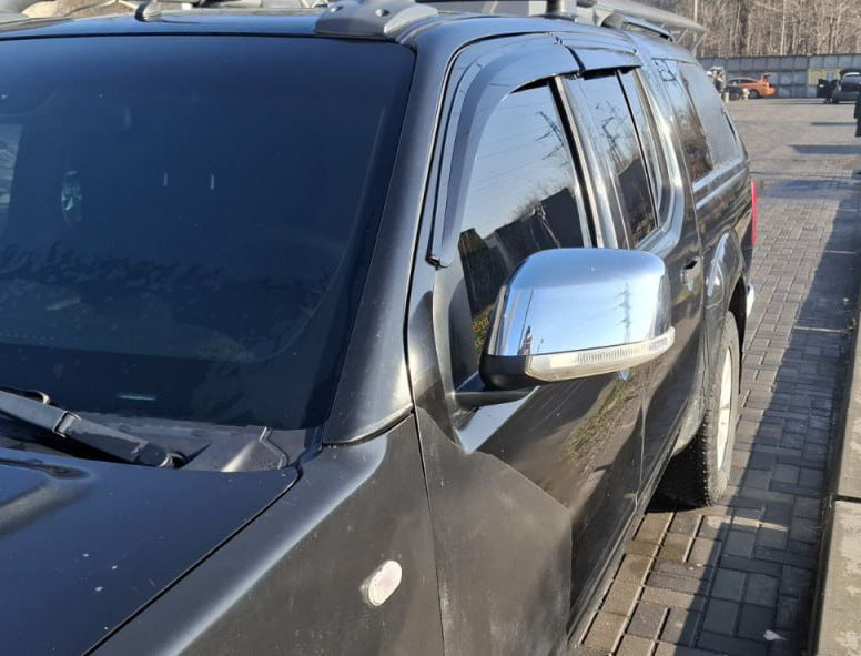 Window Deflectors (4 pcs, Sunplex Sport) for Nissan Navara 2006-2015 - image 6