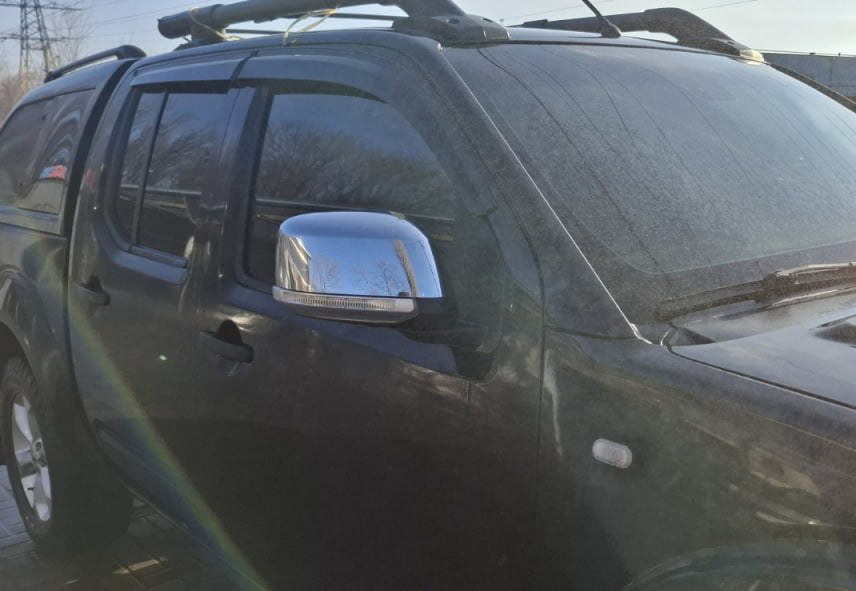 Window Deflectors (4 pcs, Sunplex Sport) for Nissan Navara 2006-2015 - image 7