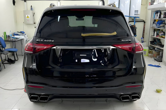 Rear Diffuser GLE63 AMG (with Black Tips) for Mercedes GLE W167 2018- - image 1