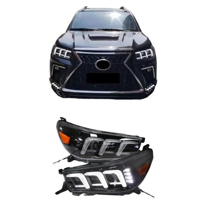Front optics Lexus-design V2 2015-2019 (2 pcs) for Toyota Hilux 2015↗ - image 6