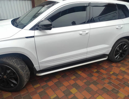 Side Steps OEM V2 (2 pcs, aluminum) for Skoda Karoq 2018- - image 1