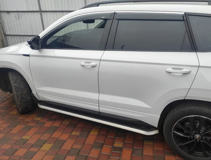 Side Steps OEM V2 (2 pcs, aluminum) for Skoda Karoq 2018- - image 2