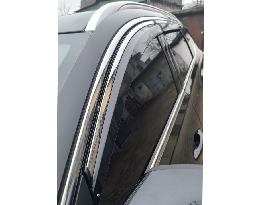 Window deflectors with chrome trim (4 pcs, Niken) for Chery Tiggo 7 2020- - image 7