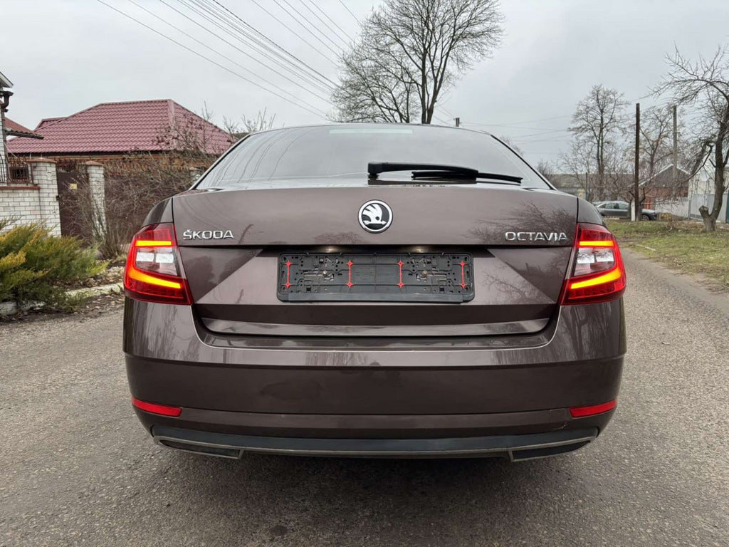 Rear diffuser detour (stainless steel) for Skoda Octavia III A7 2013-2019 - image 5