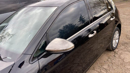 Covers for mirrors (2 pcs, stainless steel) for Volkswagen Golf 7/E-Golf - Reelken Auto