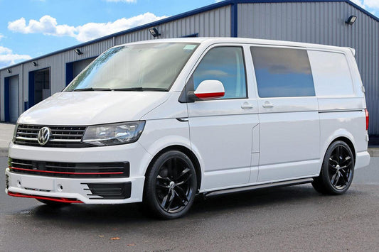 Front bumper lip Sportline 2015-2018 (primed for painting) for Volkswagen T6 2015-2024 - image 1