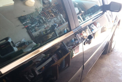 The outer border of glass (4 pieces, stainless steel) for Ford Fiesta 2002-2008 - image 1