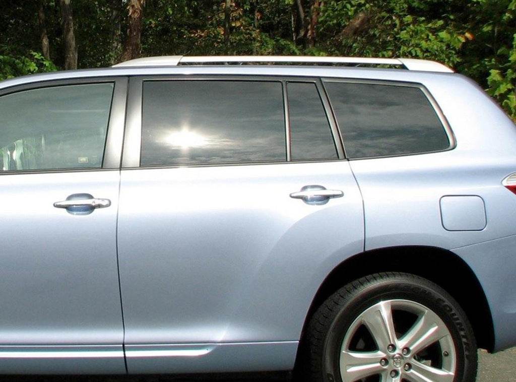 Roof rails original design Gray (2 pcs) for Toyota Highlander 2008-2013 - Reelken Auto