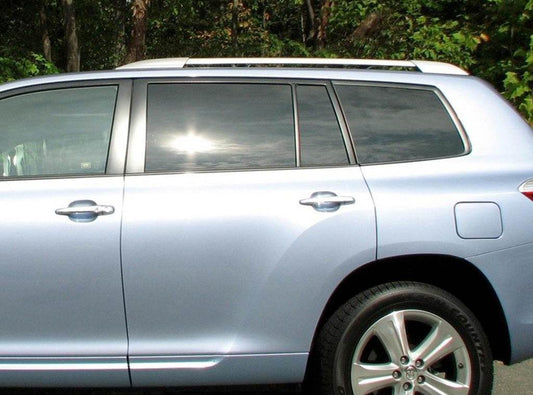 Roof rails original design Gray (2 pcs) for Toyota Highlander 2008-2013 - Reelken Auto