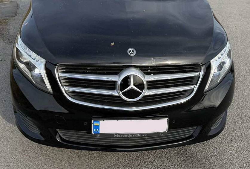 Front emblem under glass, chrome trim a2048806406 for Mercedes Vito/V-class W447 2014- - image 2