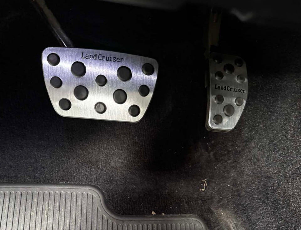 Pedal Covers 2016+ Set for Toyota Land Cruiser 200 2007-2021 - image 1