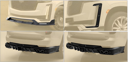 MNR Carbon Body Kit for Cadillac Escalade 2020- - image 9