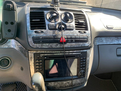 Dashboard Trim Covers (Meric, Full Set) for Mercedes Vito W639 2004-2014 - image 13