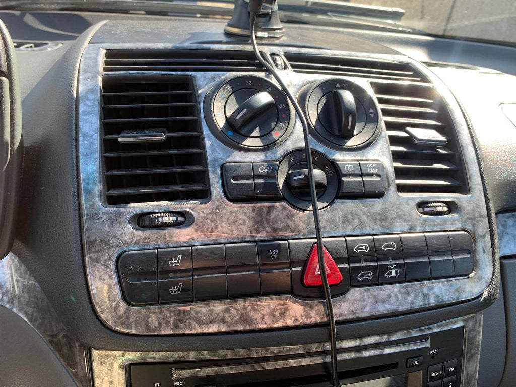 Dashboard Trim Covers (Meric, Full Set) for Mercedes Vito W639 2004-2014 - image 14