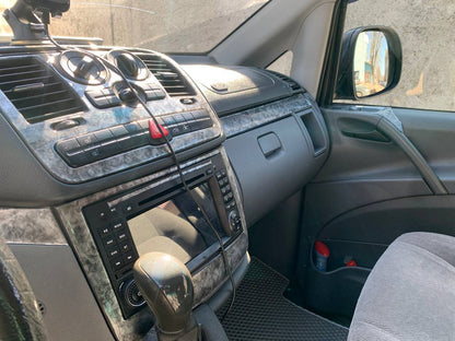 Dashboard Trim Covers (Meric, Full Set) for Mercedes Vito W639 2004-2014 - image 17