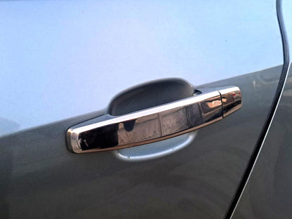 Chrome Door Handle Covers (2 pcs, Stainless Steel) for Opel Tigra 2001-2009 - image 2