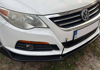 Universal Front Lip Spoiler DPT V-2 (ABS, Gloss Black) - image 2