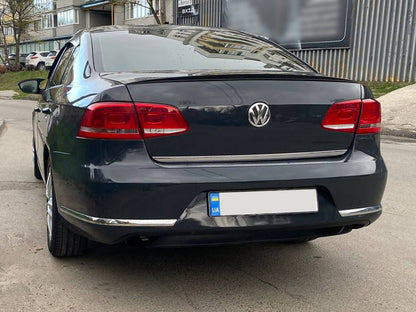 Lip Spoiler (Sunplex, black, for EU) (115.8cm x 6.3cm) for Volkswagen Passat B7 2012-2015 - image 5