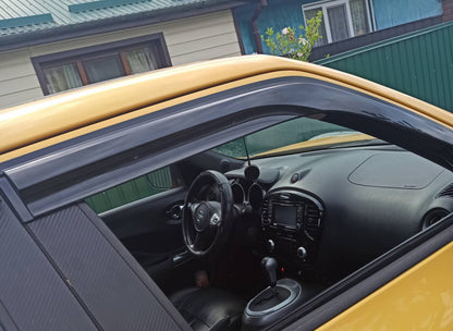 Window Deflectors (4 pcs, Sunplex Sport) for Nissan Juke 2010-2019 - image 6
