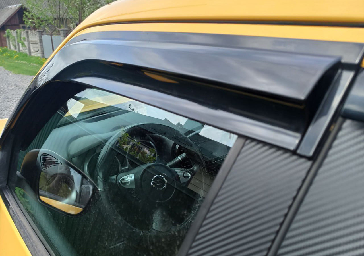 Window Deflectors (4 pcs, Sunplex Sport) for Nissan Juke 2010-2019 - image 9