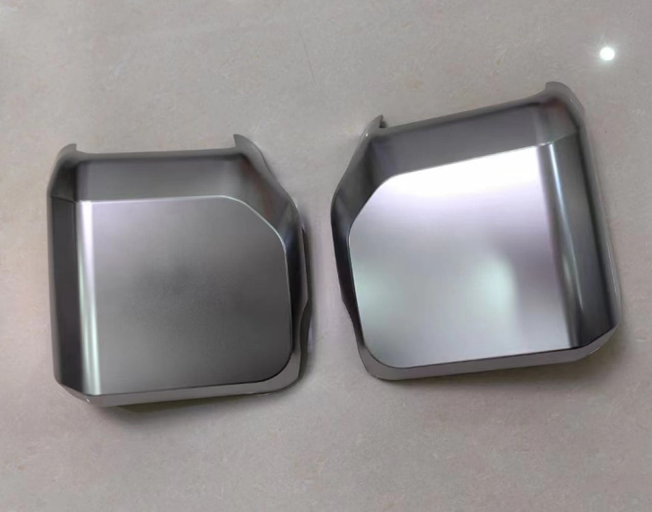 Mirror Covers Silver (2 pcs) for Toyota Land Cruiser Prado 250 2023- - image 2