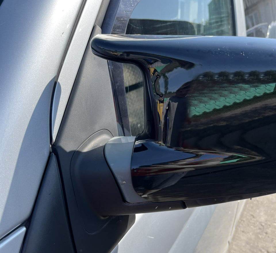 Mirror covers RLine-Look (2 pcs) for Volkswagen T5 Caravelle 2004-2010 - Reelken Auto