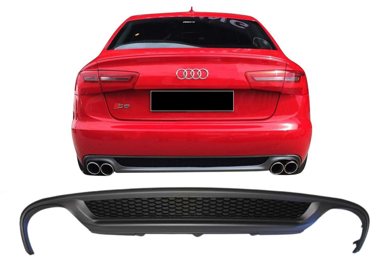 Rear Bumper Diffuser DPT V2 (2011-2014) for Audi A6 C7 2011-2017 - image 1