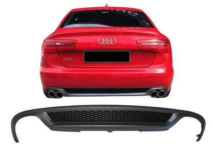 Rear Bumper Diffuser DPT V2 (2011-2014) for Audi A6 C7 2011-2017 - image 1