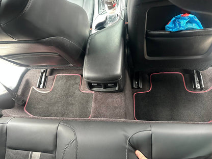Textile Floor Mats Premium (Coupe, Black) for Dodge Challenger 2008-2023 - image 3