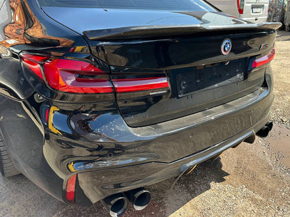Rear Trunk Spoiler Carbon Fiber V4 (SD) for BMW 5 Series G30/31 2017-2023 - image 5