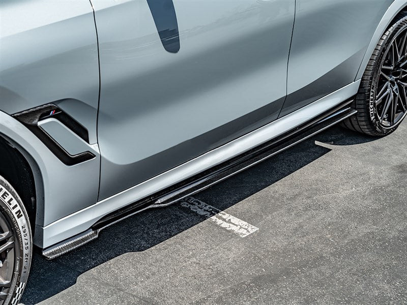 Side Skirts Carbon V1 (2018-2022) for BMW X6 G06 2019–2027 - image 6