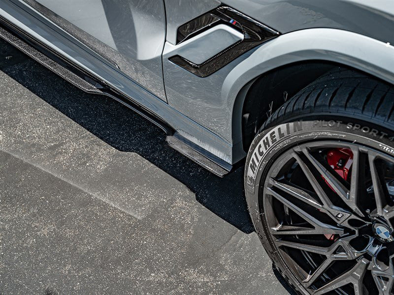Side Skirts Carbon V1 (2018-2022) for BMW X6 G06 2019–2027 - image 8