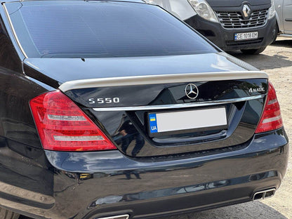 Spoiler (ABS, paintable) for Mercedes S-class W221 - Reelken Auto
