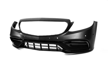 Front bumper (AMG C63-design 2018-2021) for Mercedes C-сlass W205 2014-2021 - image 2