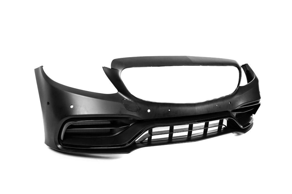 Front bumper (AMG C63-design 2018-2021) for Mercedes C-сlass W205 2014-2021 - image 3
