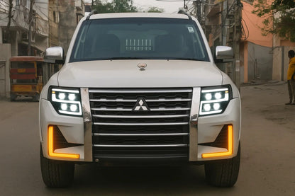 Front Headlights LXR for Mitsubishi Pajero Wagon IV 2006-2021 - image 1