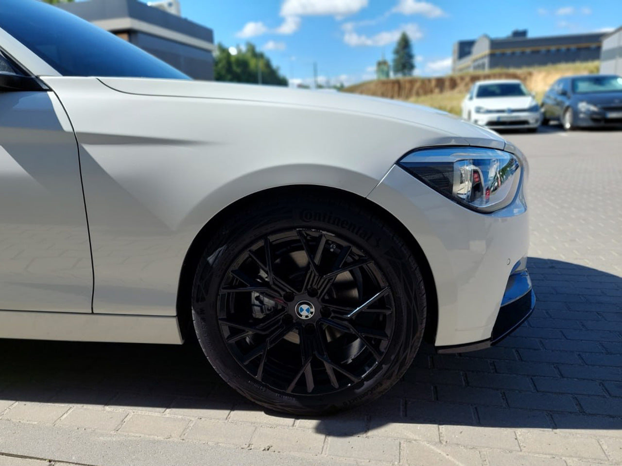 Front Lip DPT V-1 (For M Performance, Gloss Black, 2 pcs) for BMW 1 Series F20/21 2011-2019 - image 10