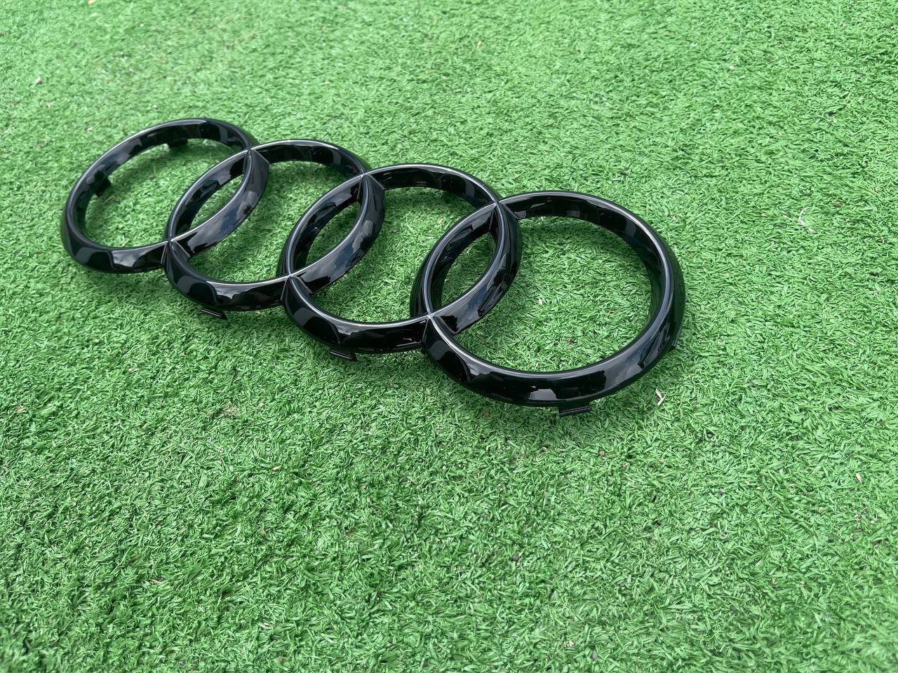 Front emblem Audi Black (285 mm x 97 mm) for Audi - image 5