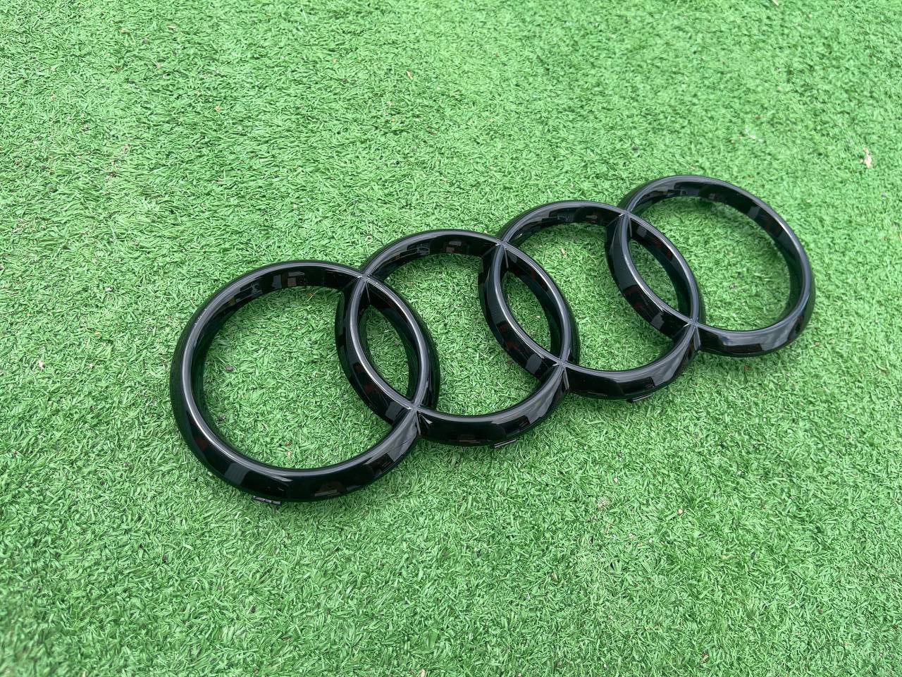Front emblem Audi Black (285 mm x 97 mm) for Audi - image 6