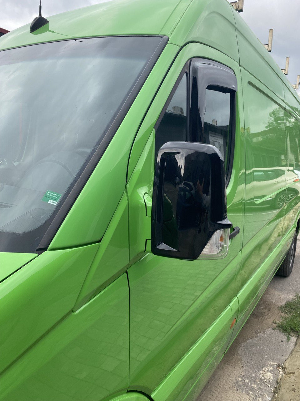 Mirror Covers BlackEdition (2 pcs, plastic) for Volkswagen Crafter 2006-2016 - image 5