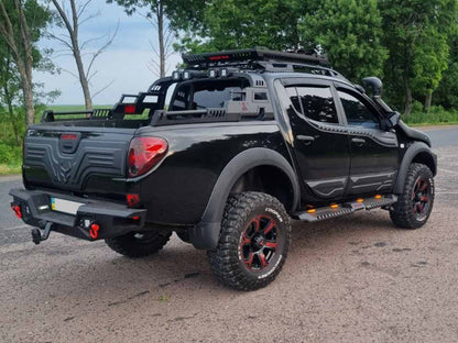 Side Steps Dakar V2 with LED (2015-2019, 2 pcs, metal) for Mitsubishi L200 2015-2024 - image 8