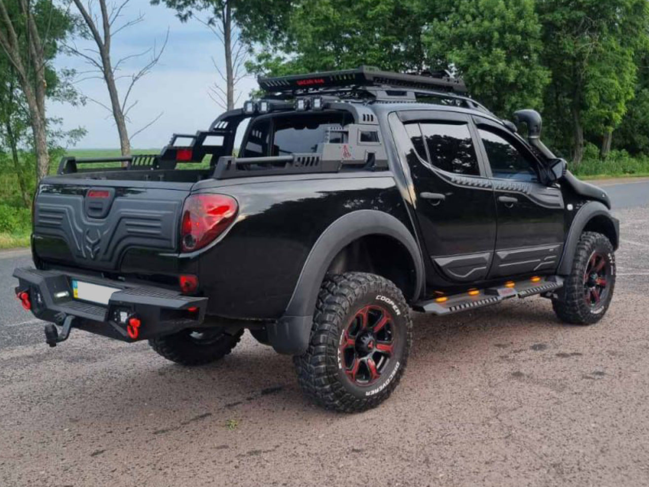 Roof Basket for Roll Bar Dakar (100x100cm) for Mitsubishi L200 2015-2024 - image 5