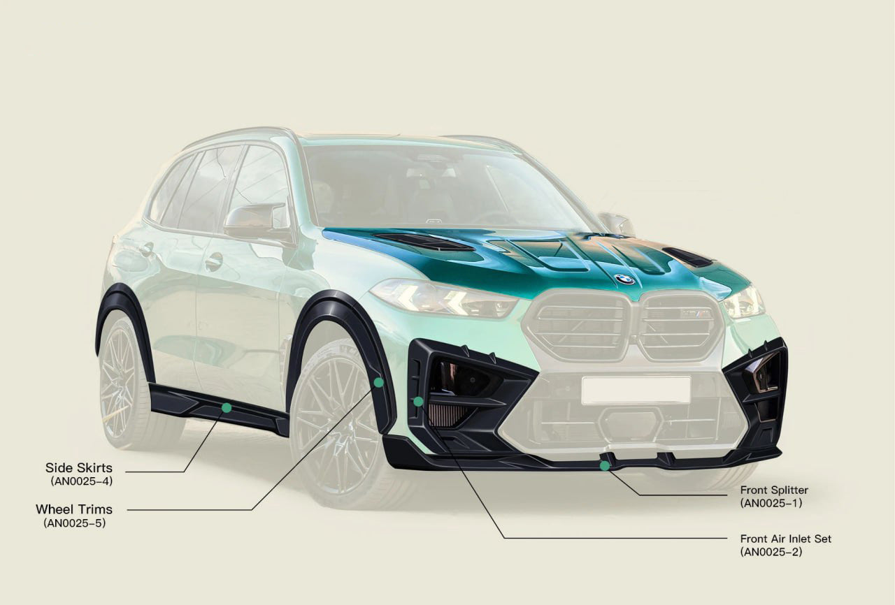 Body Kit for X5M F95 AL-Design Carbon (2023+) for BMW X5 G05 2019- - image 6