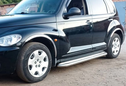 Fender flares (4 pcs, stainless steel) for Chrysler PT Cruiser 2000-2010 - image 1