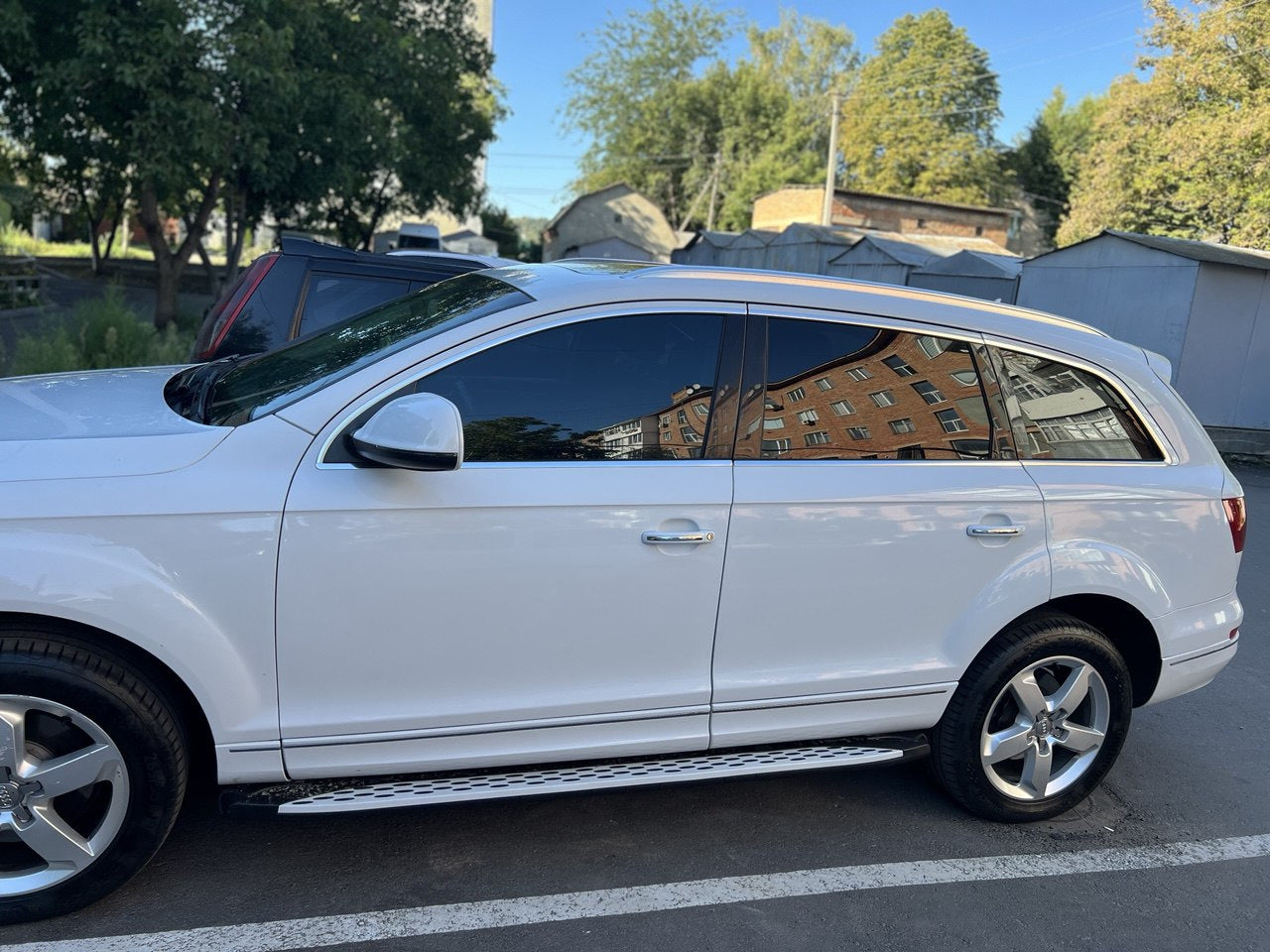 Side Steps Shining V1 (2 pcs, Aluminum) for Audi Q7 2005-2015 - image 3