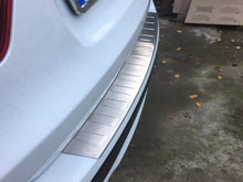 Stainless Steel Rear Bumper Protector OmsaLine (matte, stainless) for BMW X3 F-25 2011-2018 - image 1