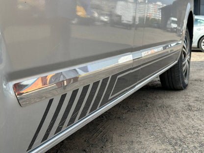 Door Moldings Stainless Steel Chrome for Volkswagen T5 2010-2015 - image 14