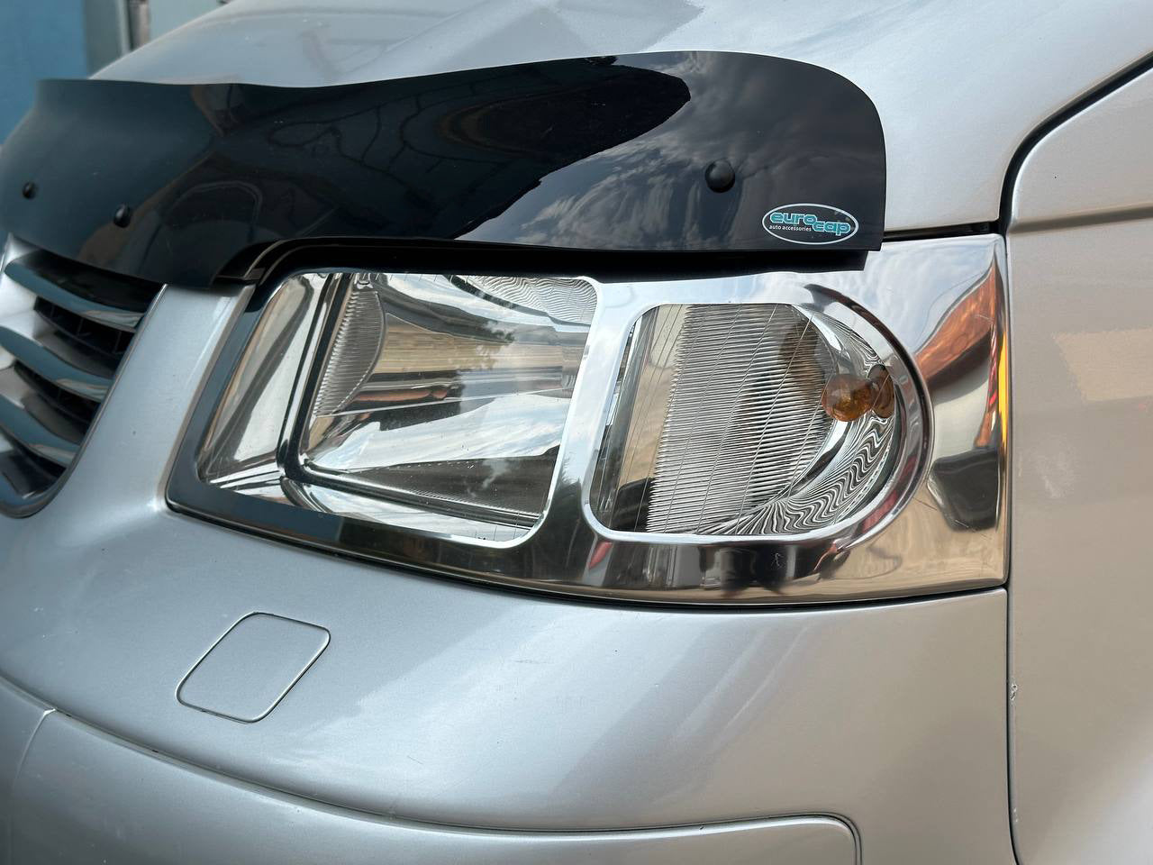 Front headlight covers (2 pcs, stainless steel) for Volkswagen T5 Transporter 2003-2010 - image 4