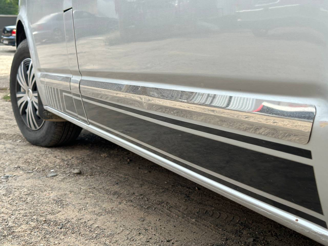 Door Moldings Stainless Steel Chrome for Volkswagen T5 Multivan 2003-2010 - image 10