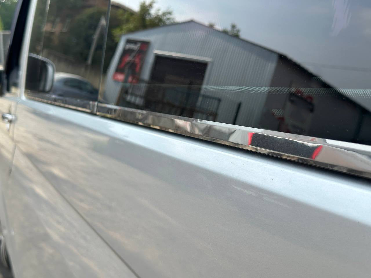 Window lower trim (6 pcs, stainless steel) for Volkswagen T5 Multivan 2003–2010 - image 6